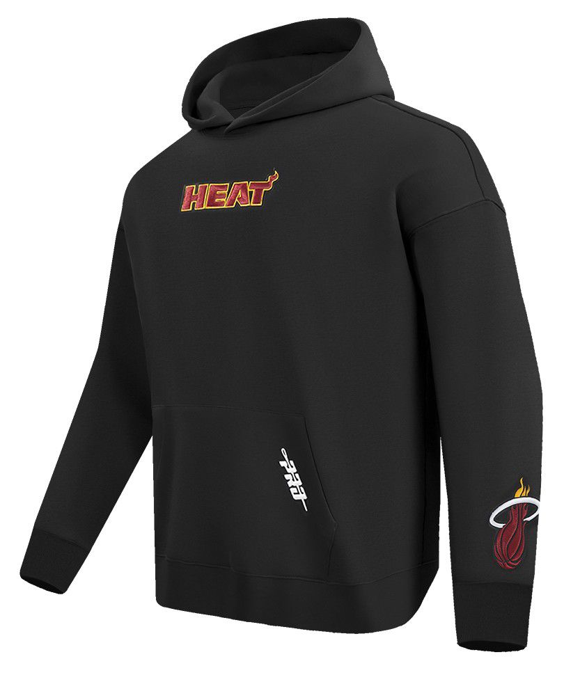 Pro Standard Men's Miami Heat Black Wingspan Drop Shoulder Hoodie product image