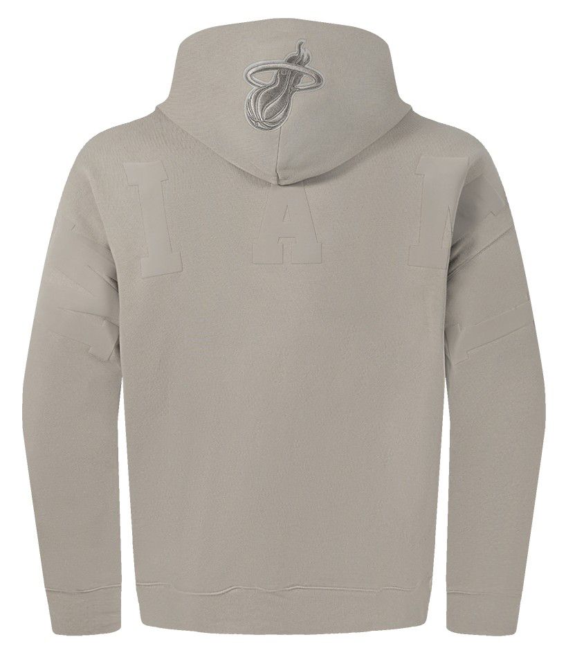 Pro Standard Men's Miami Heat Taupe Wingspan Drop Shoulder Hoodie product image