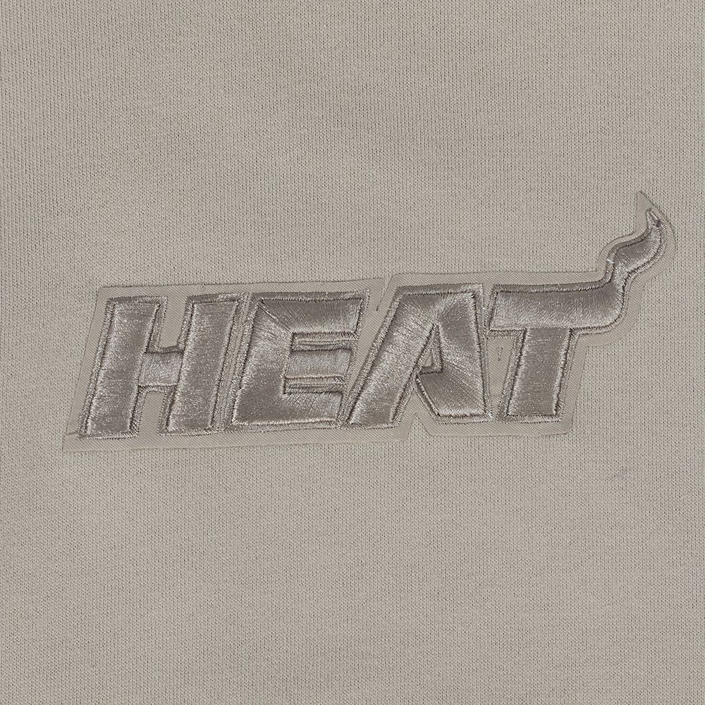 Pro Standard Men's Miami Heat Taupe Wingspan Drop Shoulder Hoodie product image