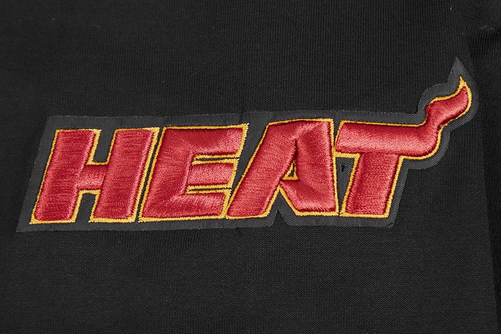 Pro Standard Men's Miami Heat Black Classic Chenille Full Zip Hoodie product image
