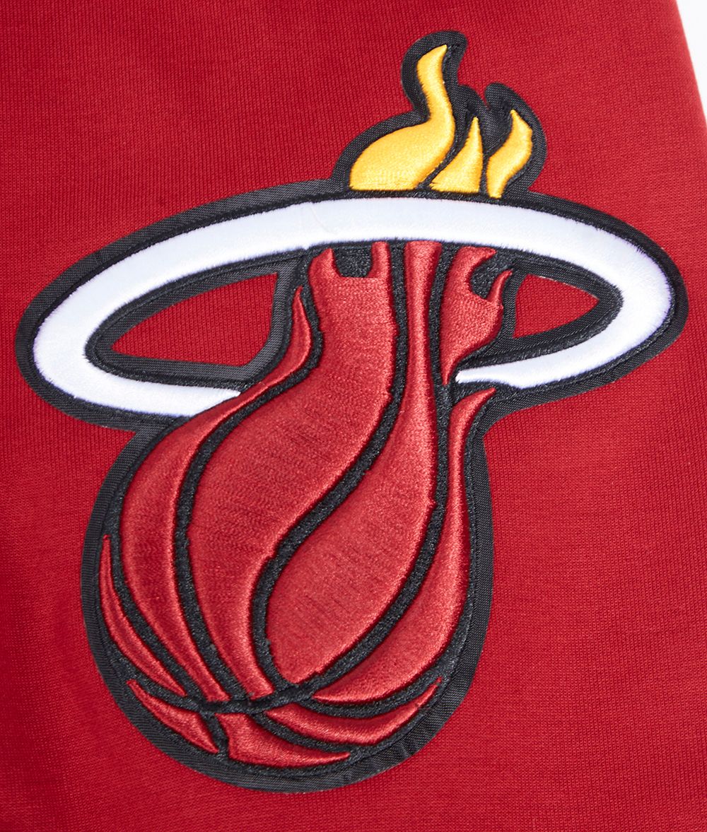 Pro Standard Men's Miami Heat Red Classic Chenille Full-Zip Hoodie product image