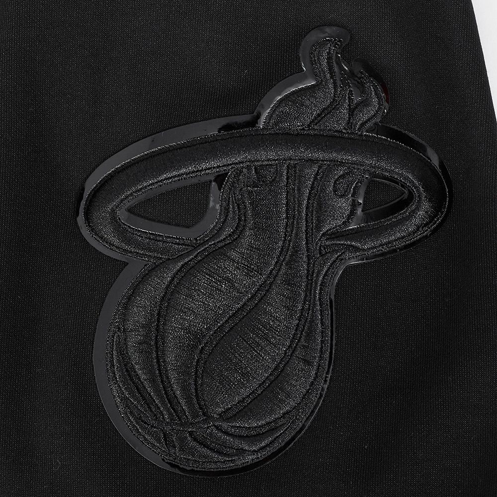 Pro Standard Men's Miami Heat Black Triple Black Hoodie product image