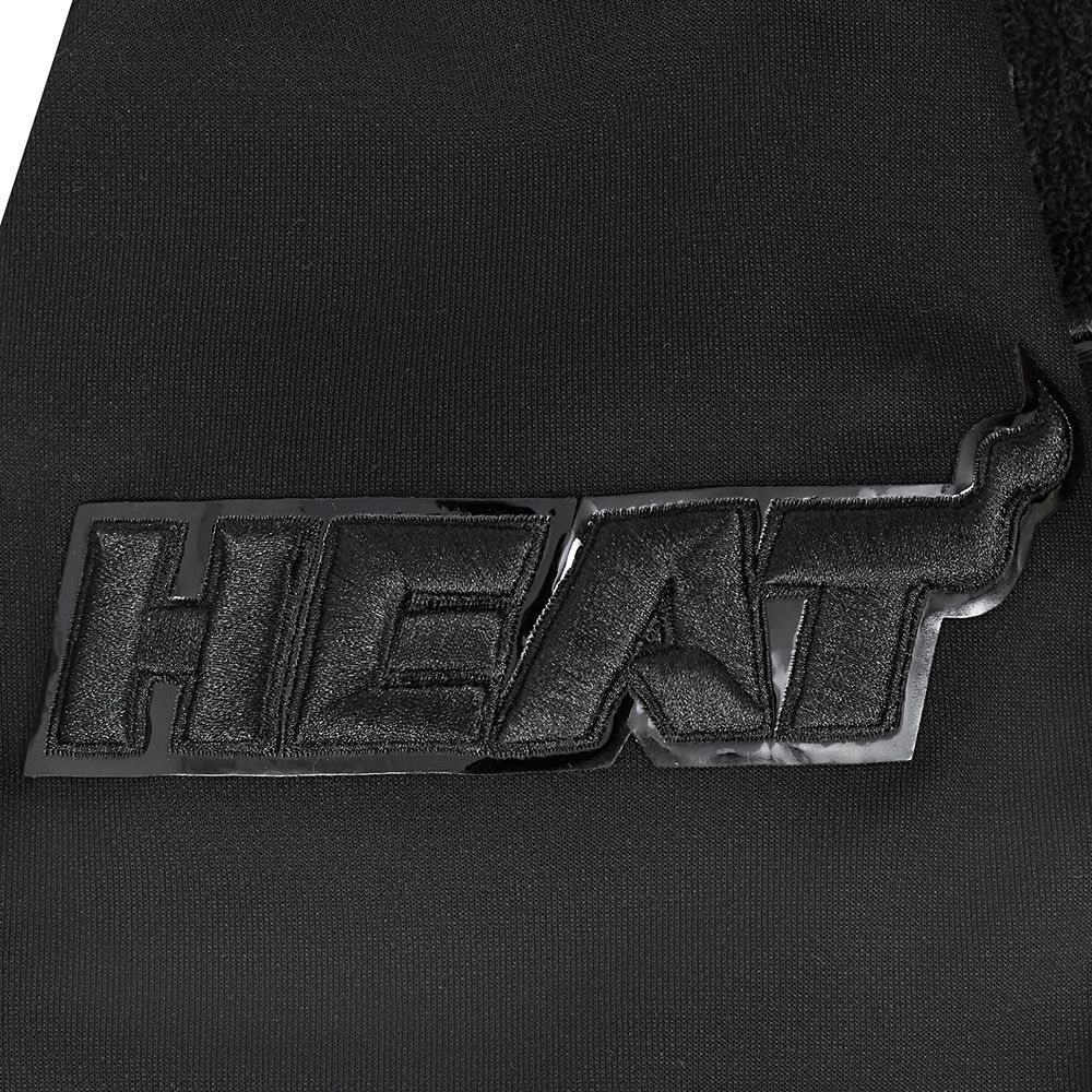 Pro Standard Men's Miami Heat Black Triple Black Hoodie product image