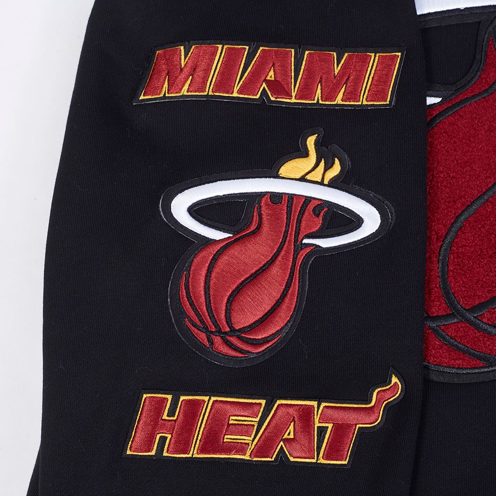 Pro Standard Men's Miami Heat Black Classic Fleece Pullover Hoodie product image