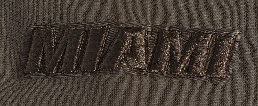 Pro Standard Men's Miami Heat Taupe Neutral Drop Shoulder Fleece Hoodie product image