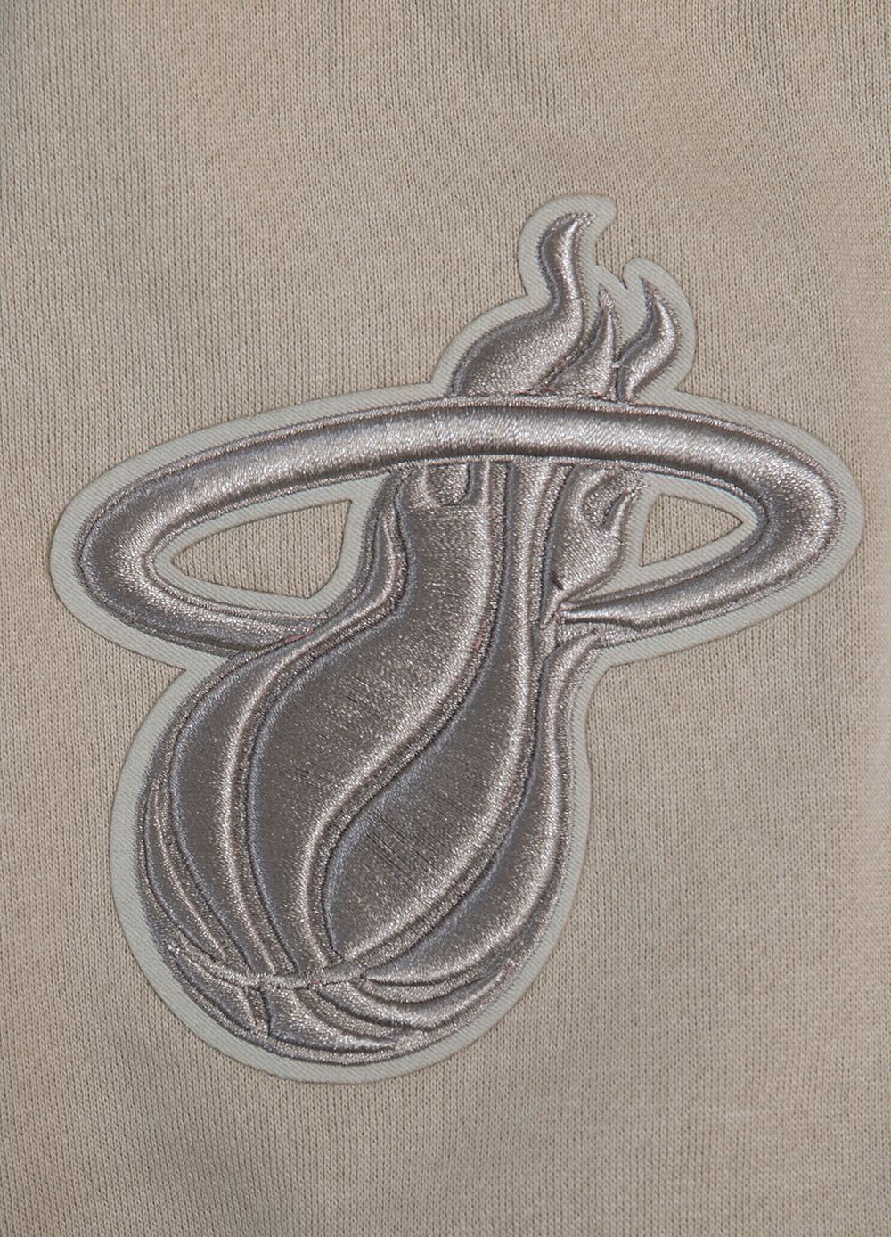 Pro Standard Men's Miami Heat Taupe Neutral Drop Shoulder Fleece Hoodie product image