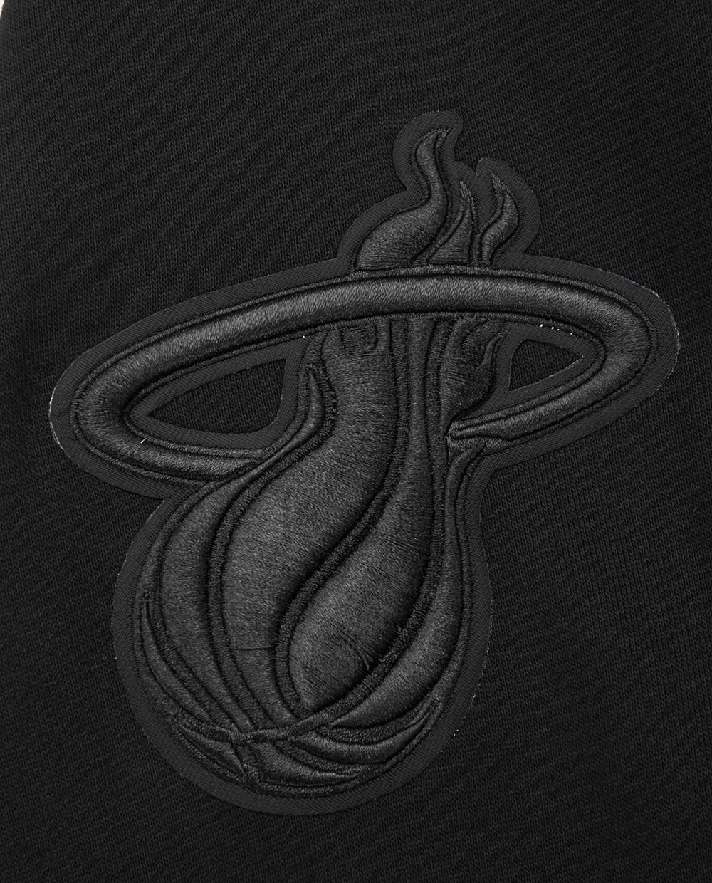 Pro Standard Men's Miami Heat Black Neutral Drop Shoulder Fleece Crewneck Sweatshirt product image