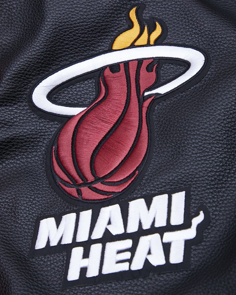 Pro Standard Men's Miami Heat Red Classic Wool Varsity Jacket product image
