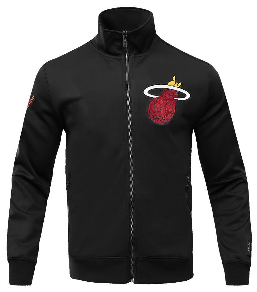 Pro Standard Men's Miami Heat Black Classic Track Jacket product image