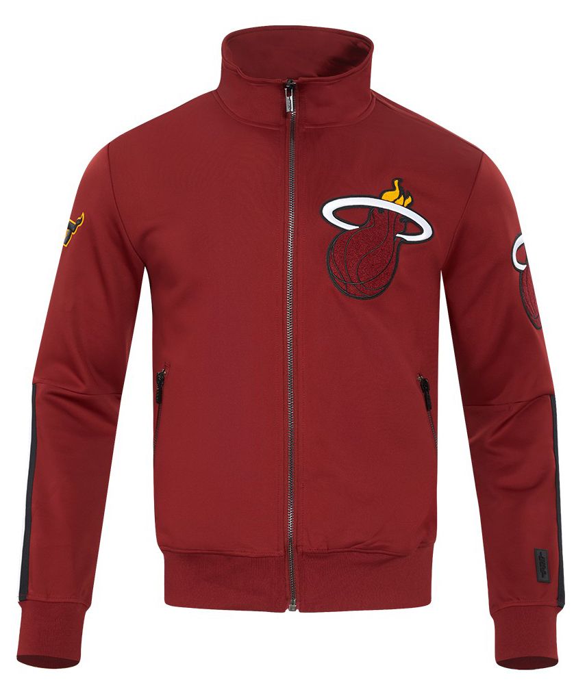 Pro Standard Men's Miami Heat Red Classic Track Jacket product image