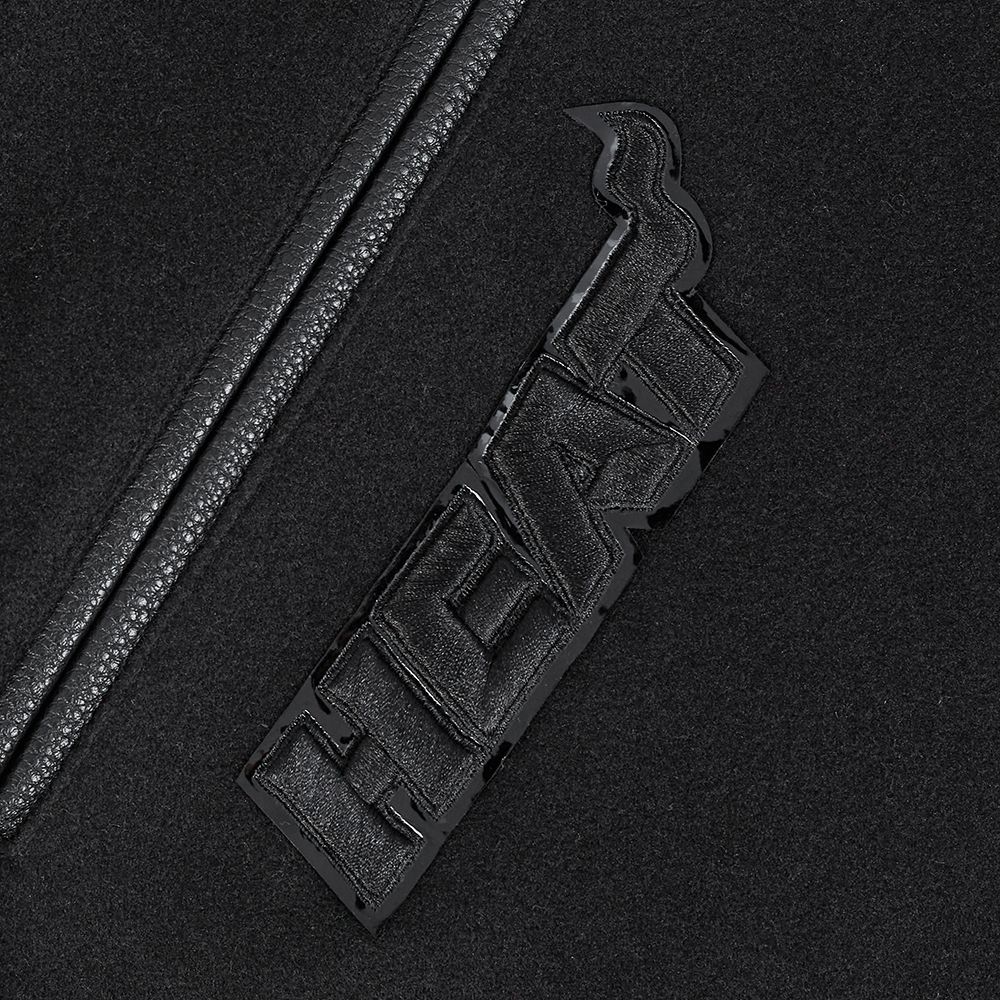 Pro Standard Men's Miami Heat Triple Black Wool Varsity Jacket product image