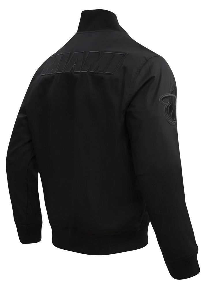 Pro Standard Men's Miami Heat Black Neutral Twill Jacket product image
