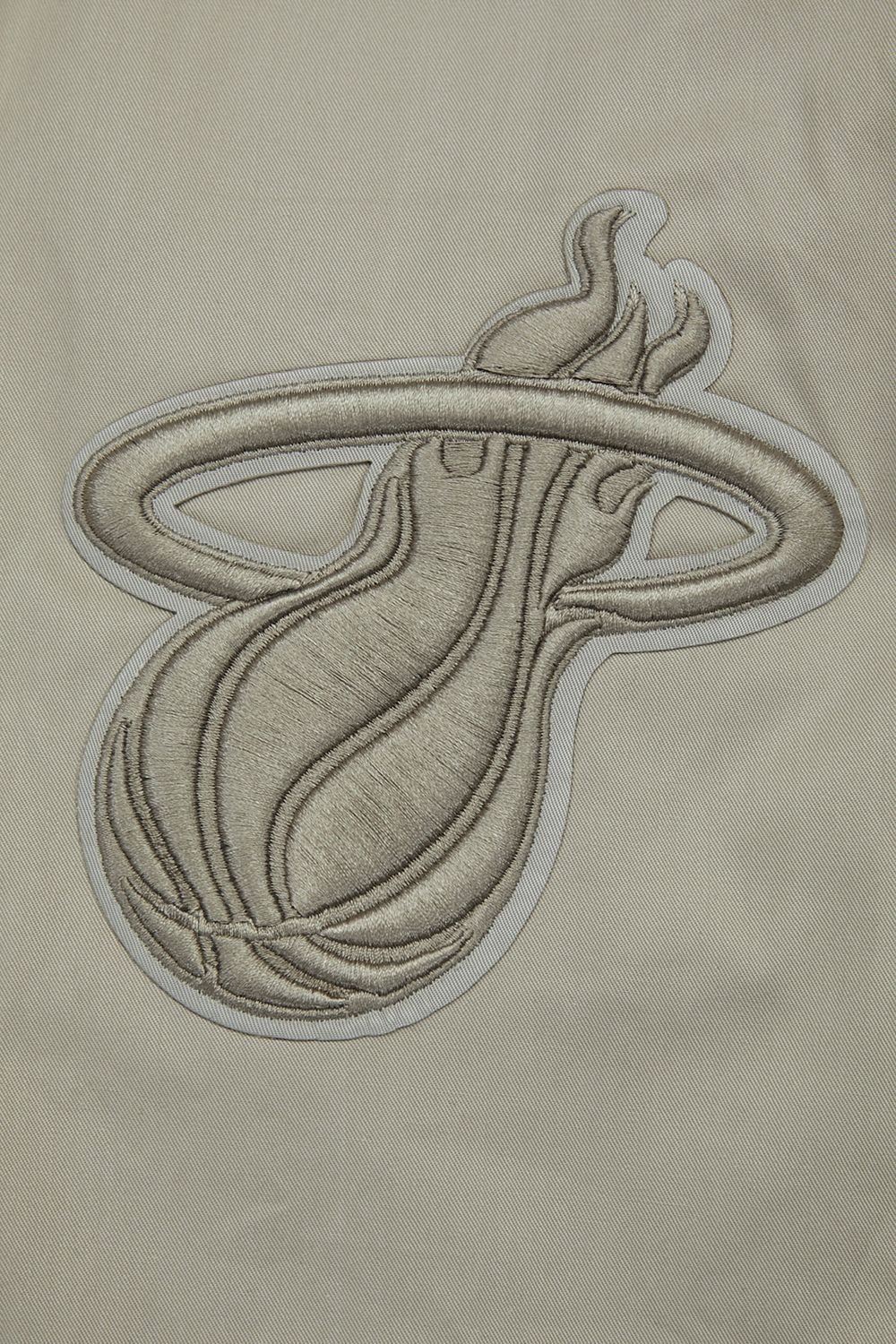 Pro Standard Men's Miami Heat Taupe Neutral Twill Jacket product image