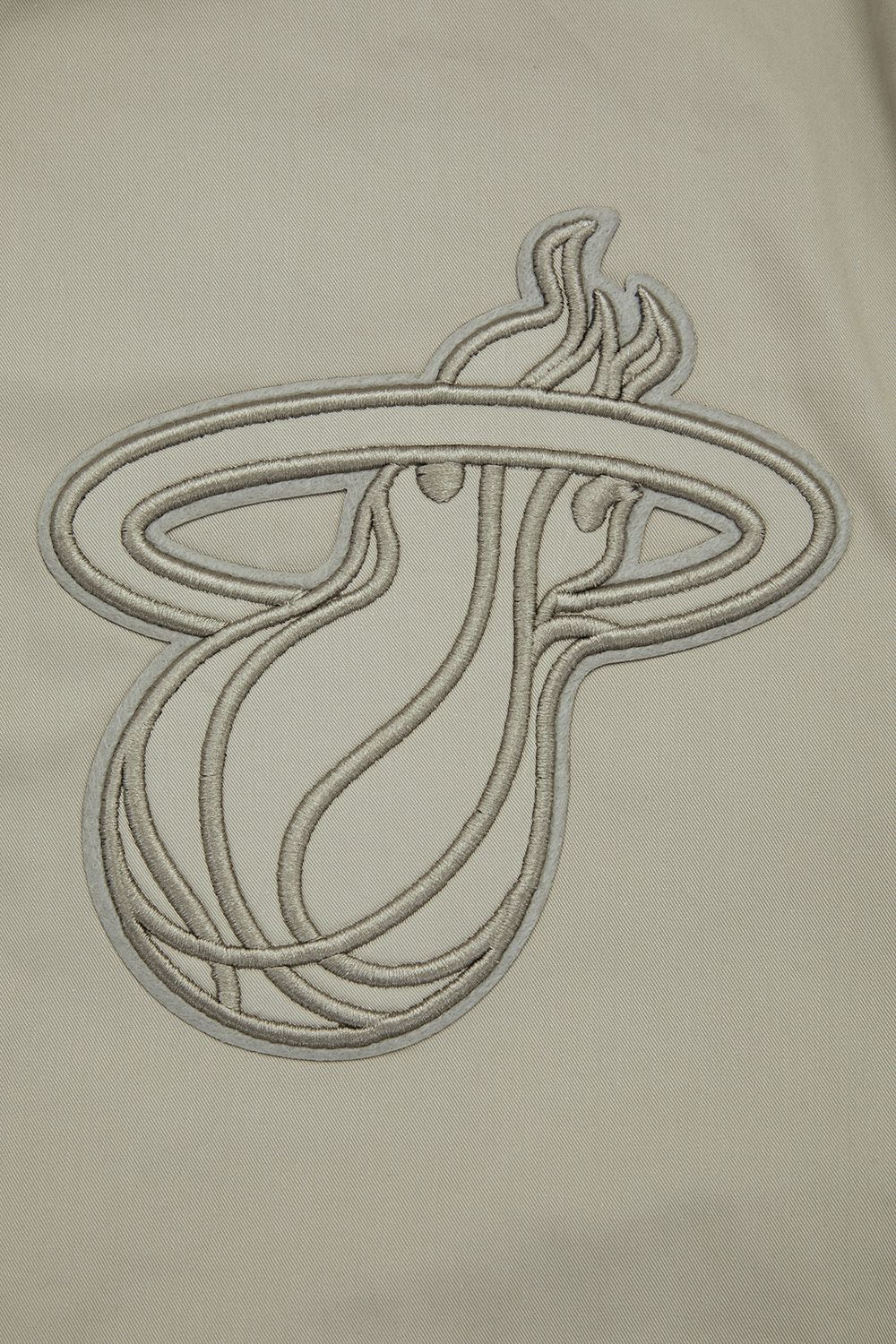 Pro Standard Men's Miami Heat Taupe Neutral Twill Jacket product image