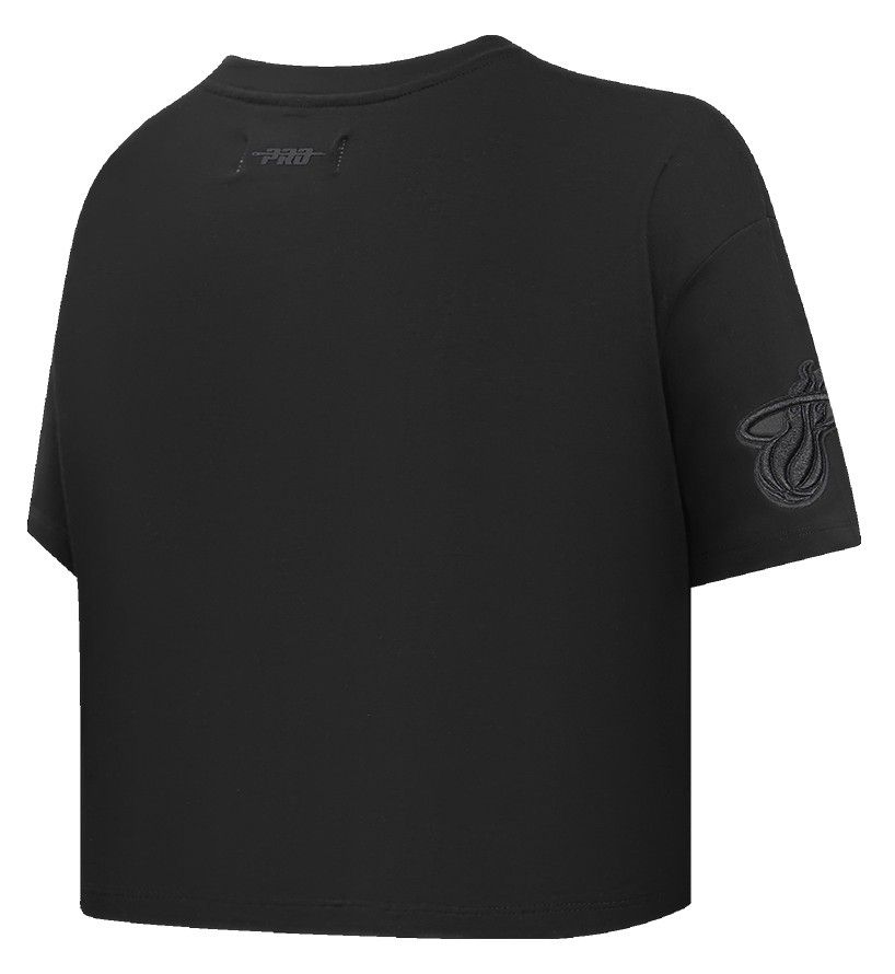 Pro Standard Women's Miami Heat Black Neutral Boxy T-Shirt product image