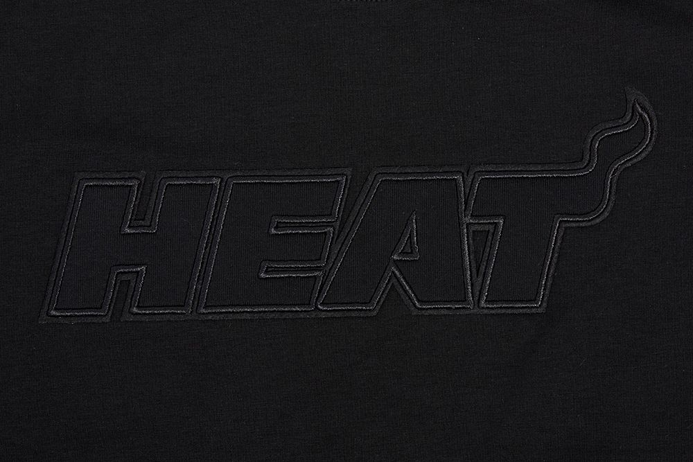 Pro Standard Women's Miami Heat Black Neutral Boxy T-Shirt product image