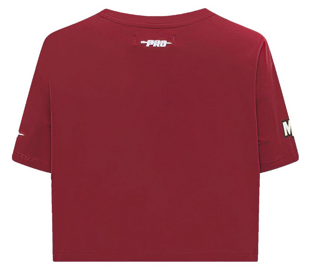 Pro Standard Women's Miami Heat Red Wordplay Boxy T-Shirt product image