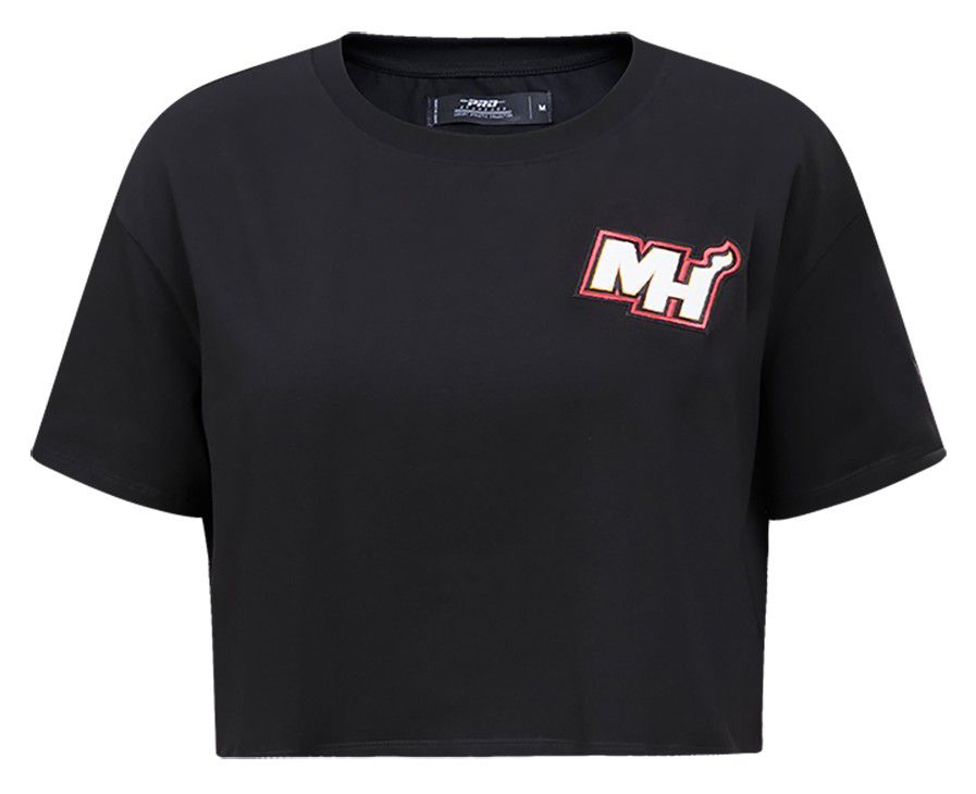 Pro Standard Women's Miami Heat Black Classic Boxy T-Shirt product image