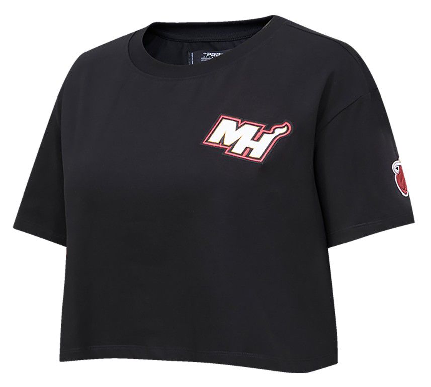 Pro Standard Women's Miami Heat Black Classic Boxy T-Shirt product image