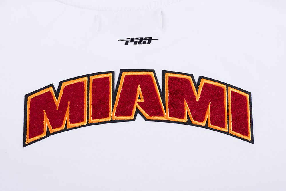 Pro Standard Women's Miami Heat White Classic Boxy T-Shirt product image