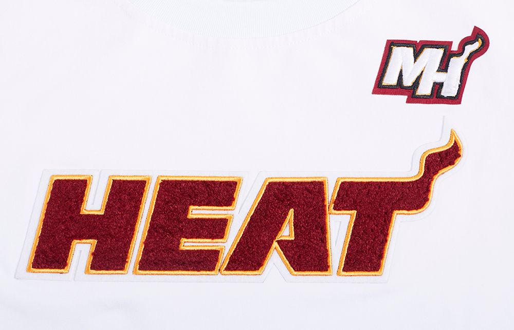 Pro Standard Women's Miami Heat White Classic Slim Fit T-Shirt product image