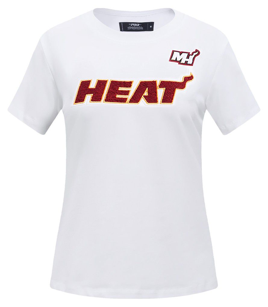 Pro Standard Women's Miami Heat White Classic Slim Fit T-Shirt product image