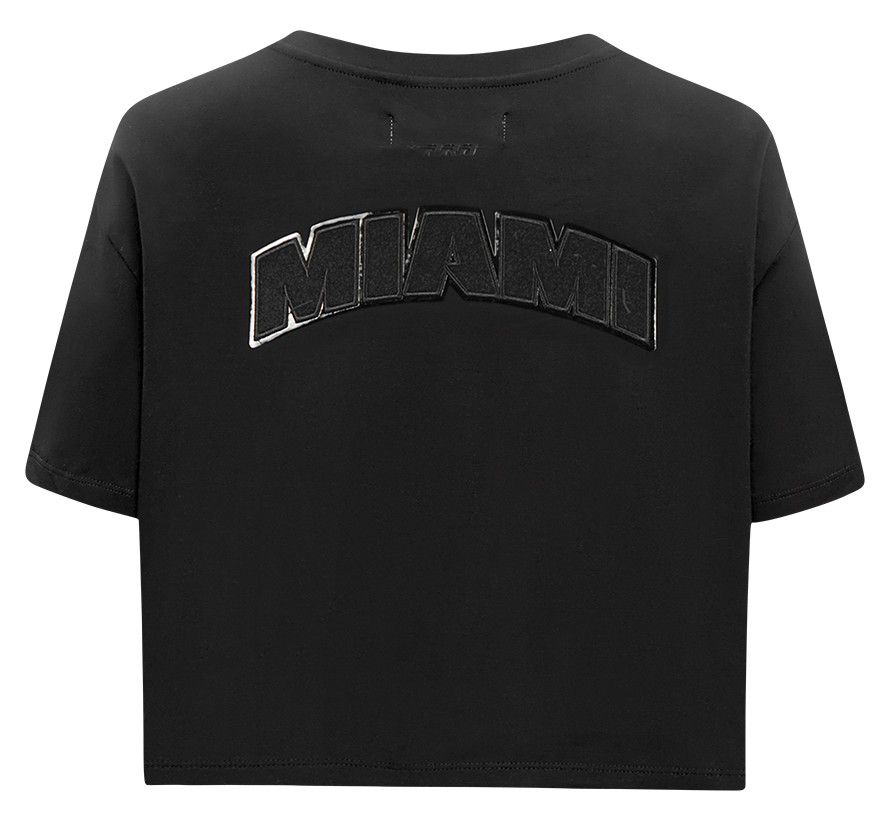 Pro Standard Women's Miami Heat Black Boxy T-Shirt product image