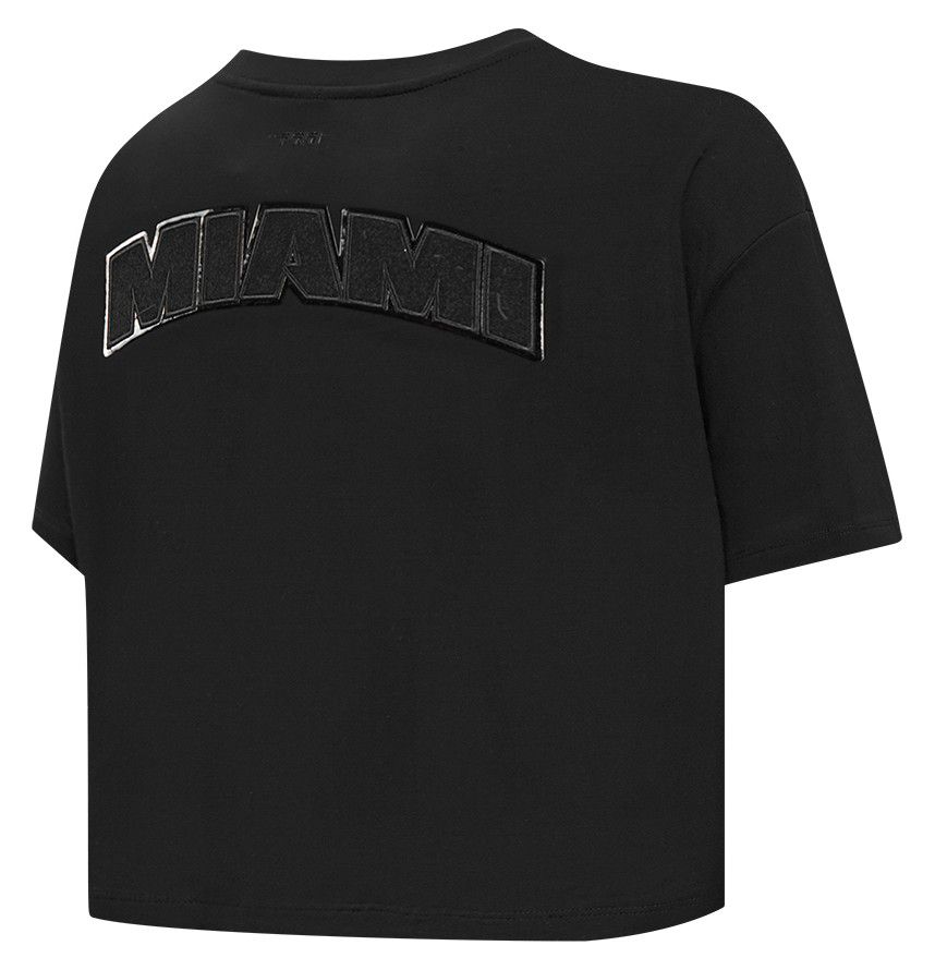 Pro Standard Women's Miami Heat Black Boxy T-Shirt product image