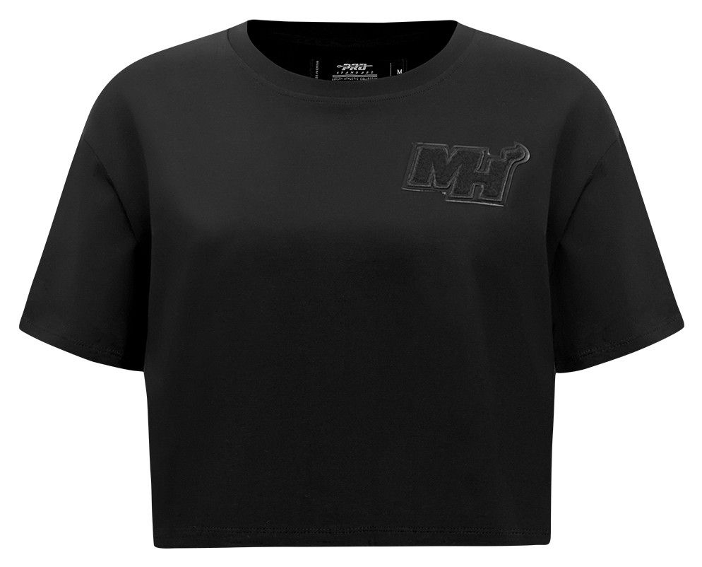 Pro Standard Women's Miami Heat Black Boxy T-Shirt product image