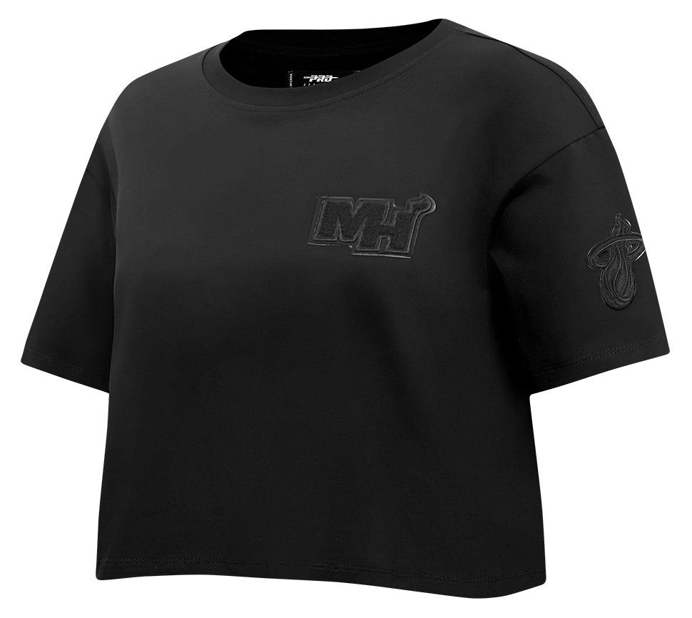 Pro Standard Women's Miami Heat Black Boxy T-Shirt product image