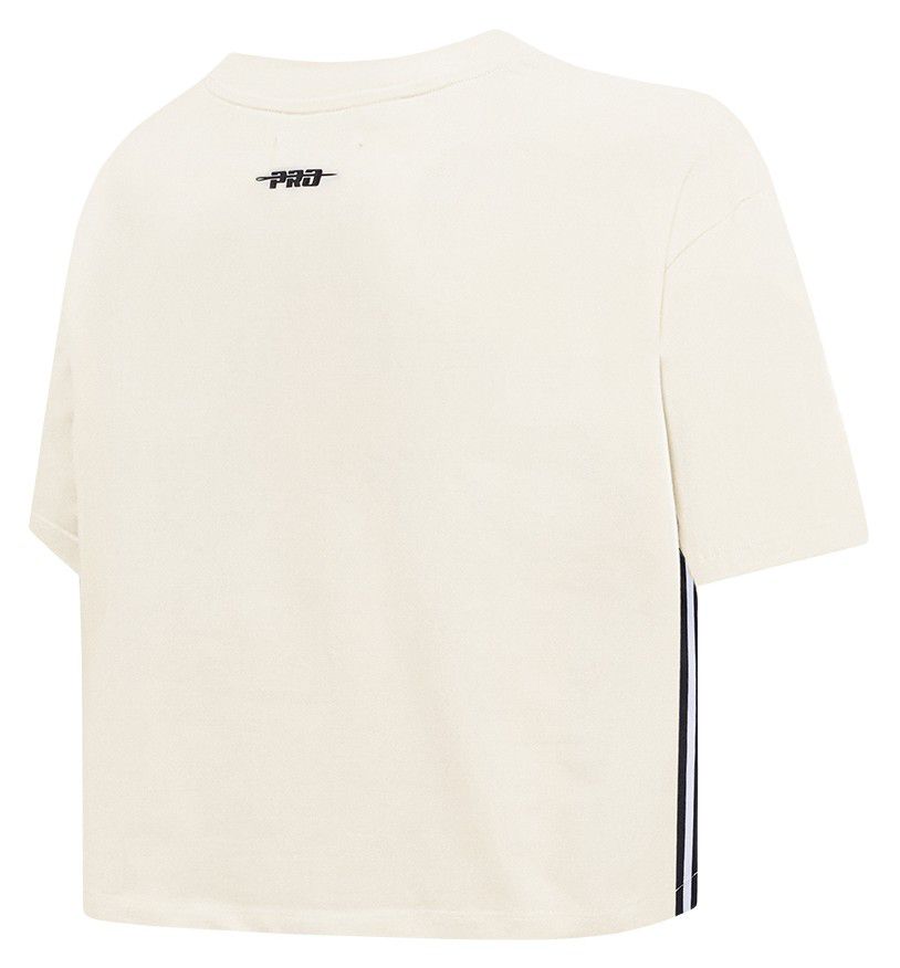 Pro Standard Women's Miami Heat Off White Retro Classic Boxy T-Shirt product image