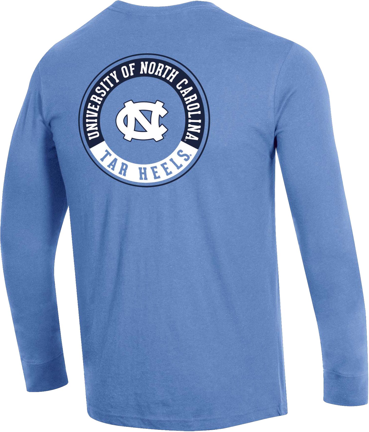 Champion Men's North Carolina Tar Heels Carolina Blue Long Sleeve Crew T-Shirt product image