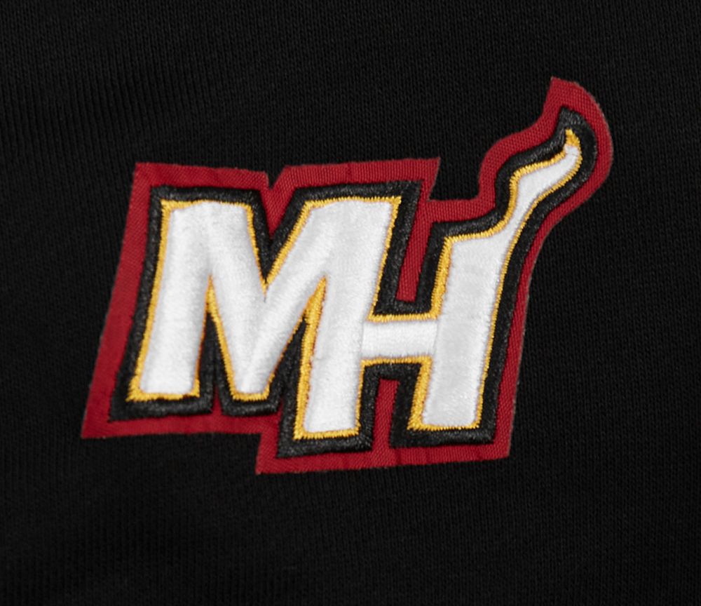 Pro Standard Women's Miami Heat Black Classic Hoodie Dress product image