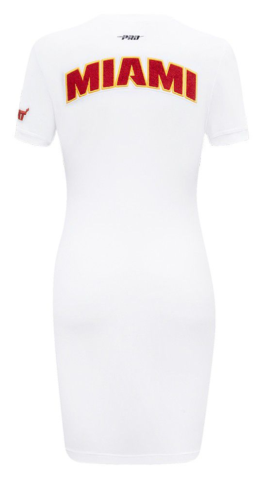 Pro Standard Women's Miami Heat White Classic Bodycon Dress product image