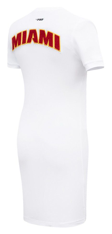 Pro Standard Women's Miami Heat White Classic Bodycon Dress product image