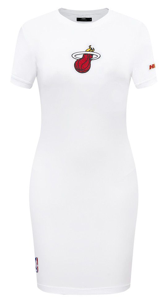 Pro Standard Women's Miami Heat White Classic Bodycon Dress product image