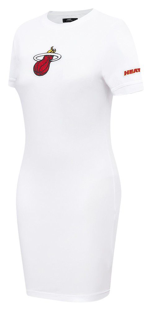 Pro Standard Women's Miami Heat White Classic Bodycon Dress product image