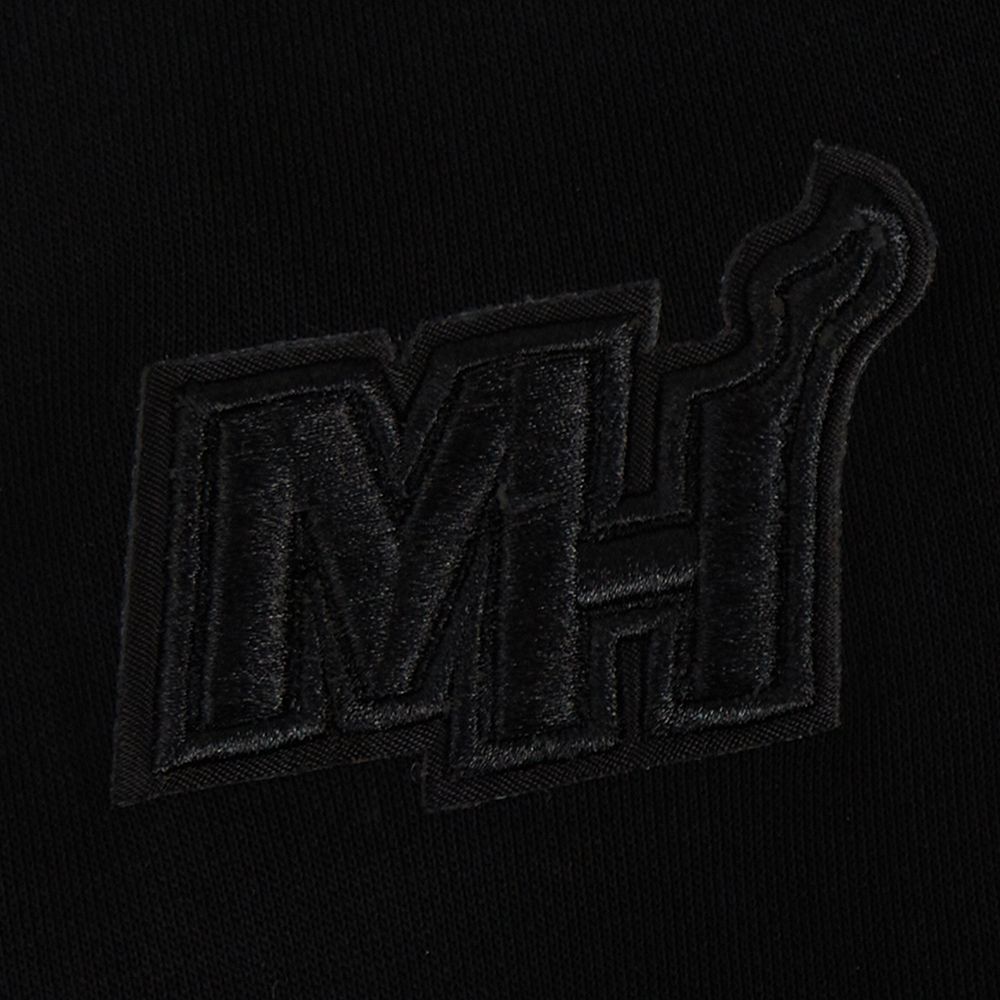 Pro Standard Women's Miami Heat Black Neutral Fleece Crewneck Sweatshirt product image