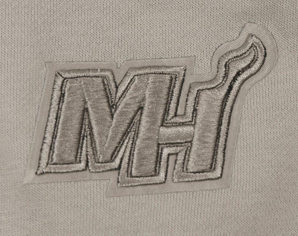 Pro Standard Women's Miami Heat Taupe Neutral Fleece Crewneck Sweatshirt product image