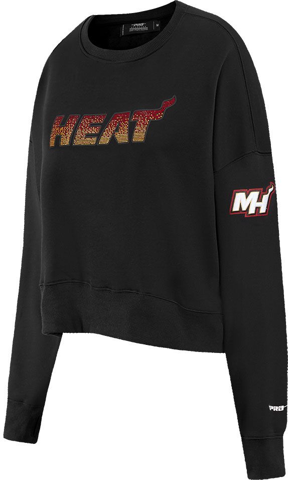 Pro Standard Women's Miami Heat Jewel Fleece Crewneck Sweatshirt product image