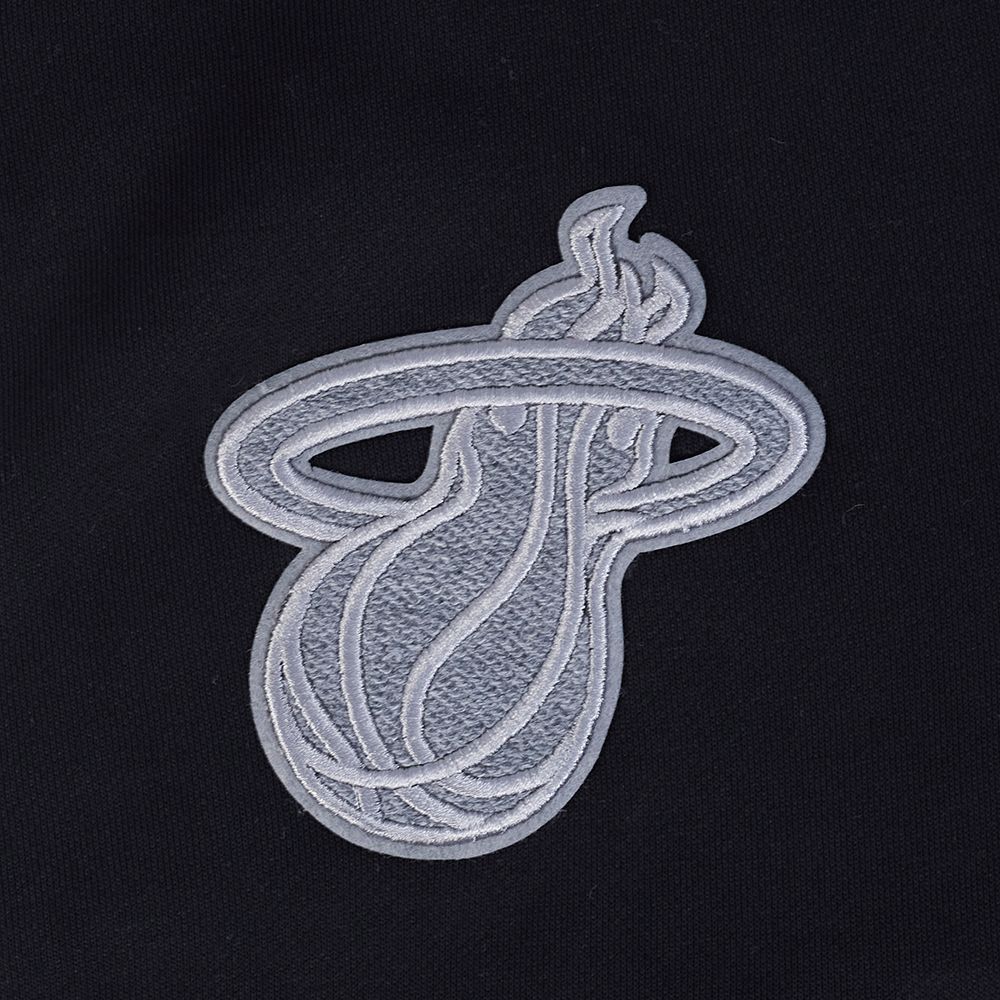 Pro Standard Women's Miami Heat Black Reverse French Terry Pullover Hoodie product image