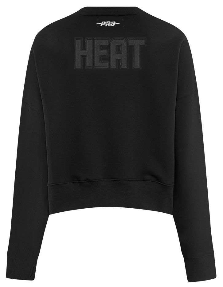 Pro Standard Women's Miami Heat Black Sketchbook Crewneck Sweatshirt product image