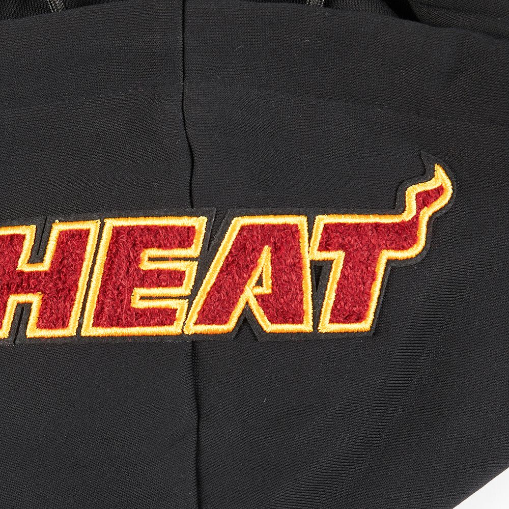 Pro Standard Women's Miami Heat Black Classic Fleece Pullover Hoodie product image