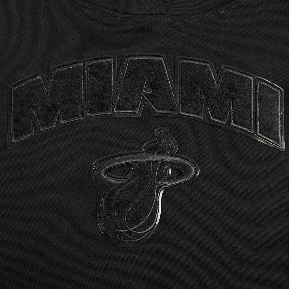 Pro Standard Women's Miami Heat Black Fleece Pullover Hoodie product image