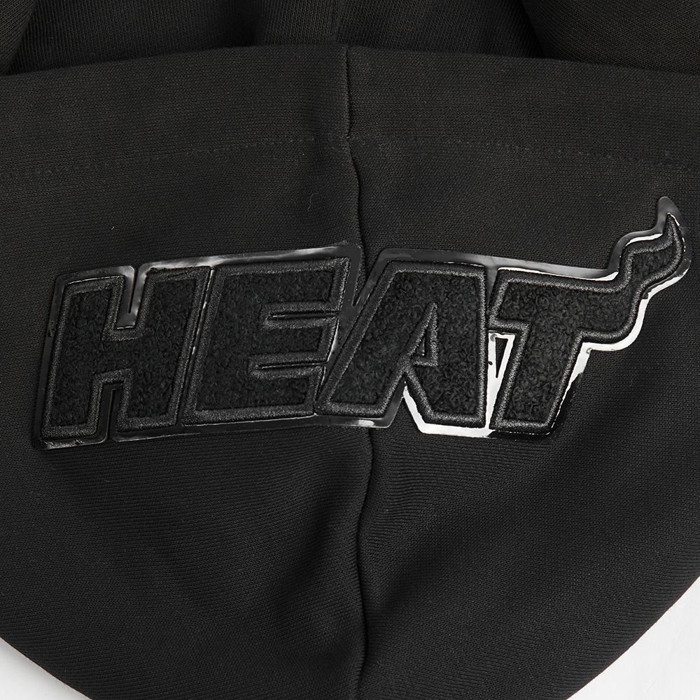 Pro Standard Women's Miami Heat Black Fleece Pullover Hoodie product image