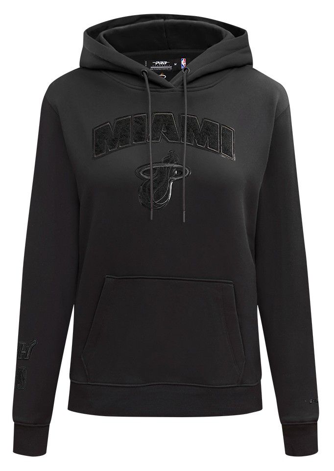Pro Standard Women's Miami Heat Black Fleece Pullover Hoodie product image