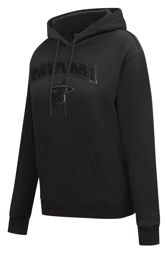 Pro Standard Women's Miami Heat Black Fleece Pullover Hoodie product image