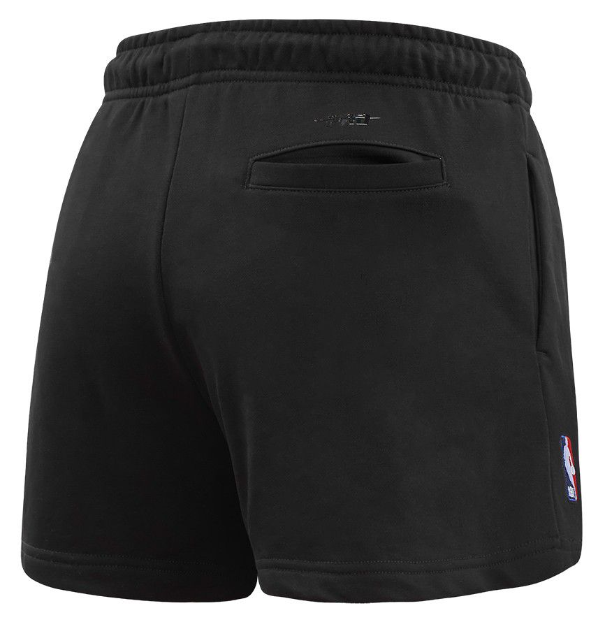 Pro Standard Women's Miami Heat Black Classic Fleece Shorts product image