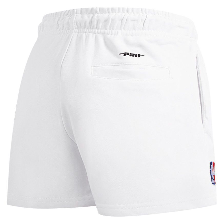 Pro Standard Women's Miami Heat White Classic Fleece Shorts product image