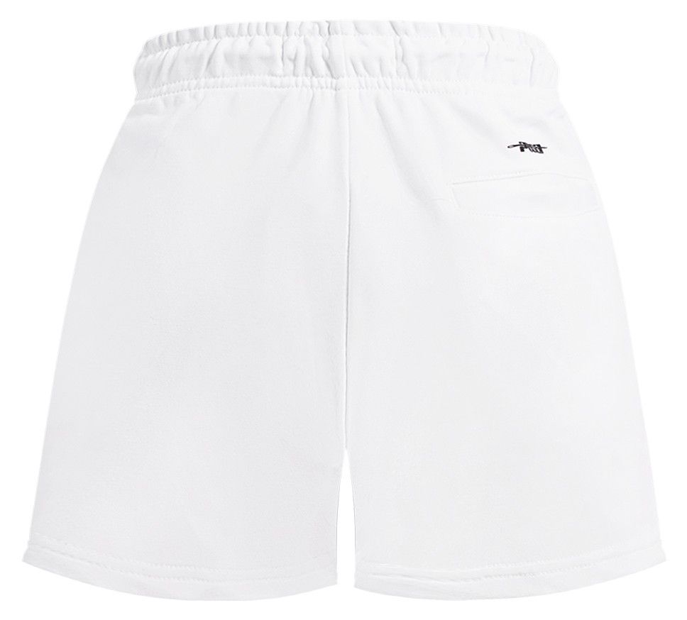 Pro Standard Women's Miami Heat White Classic Fleece Shorts product image